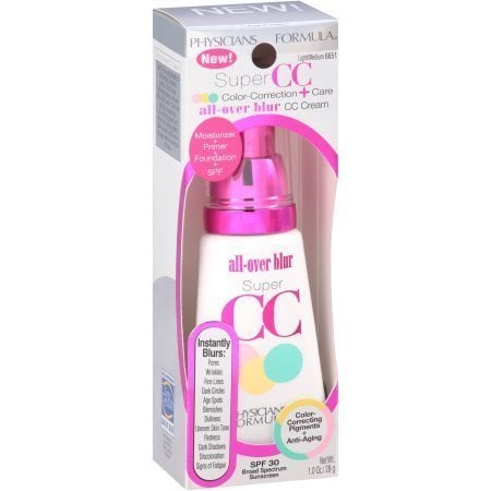Physicians Formula Super CC Color-Correction + Care All Over Blur CC Cream Light/Medium 6651